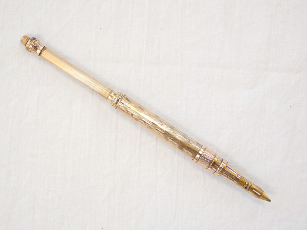 Victorian Telescopic Dip Pen/Propelling Pencil Combination