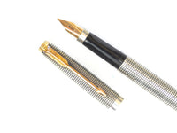 Parker 75 Silver Crosshatch/Cisele