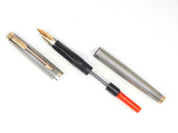 Parker 75 Silver Crosshatch/Cisele