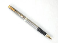 Parker 75 Silver Crosshatch/Cisele