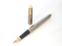 Parker 75 Silver Crosshatch/Cisele