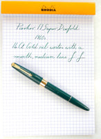 Parker 17 Super Duofold in Green