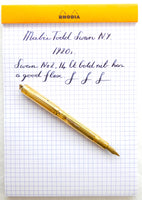 Mabie Todd N.Y. Rolled Gold Ladies Pen