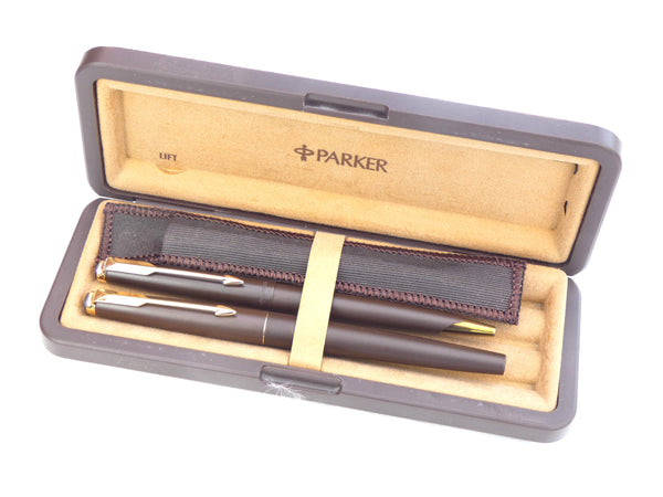 Parker 50 Falcon Brown TX set.