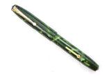 Conway Stewart 14 in Marbled Green