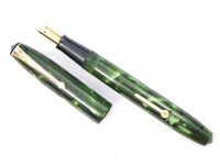 Conway Stewart 14 in Marbled Green