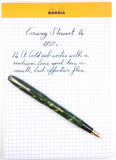 Conway Stewart 14 in Marbled Green