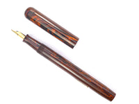 Mottled Red Hard Rubber Pen
