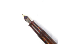 Mottled Red Hard Rubber Pen