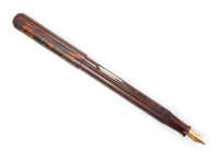 Mottled Red Hard Rubber Pen