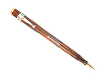 Mabie Todd Swan SF 230 in Red Mottled Hard Rubber