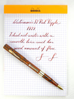Waterman's 52 Red Ripple