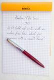 Parker 17 De Luxe in Red