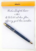 Parker Duofold Junior in Blue