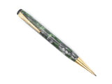Burnham Fountain Pen/Pencil Set in Marbled Green
