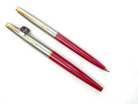 Parker 45 De Luxe set in Rage Red