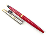 Parker 45 De Luxe set in Rage Red