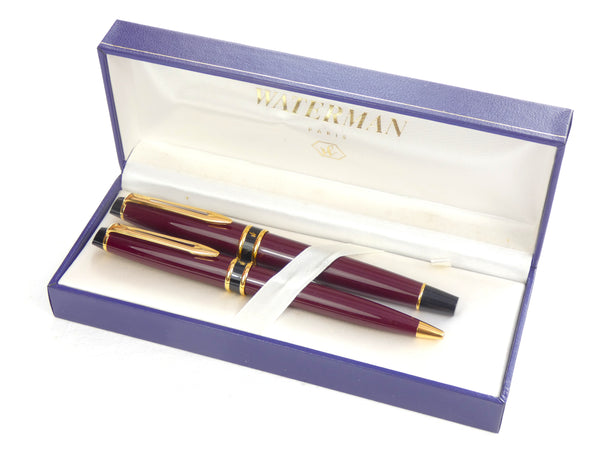 Waterman Expert Mk.1 Boxed set in Burgundy