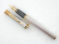 Waterman L'Etalon Sterling Silver Basketweave Fountain Pen