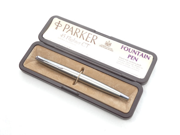 Parker 45 Flighter. 14Ct. Gold Nib. Immaculate New Old Stock.