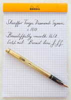 Sheaafer Targa 1011 Diamond Square Fountain Pen