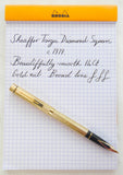 Sheaafer Targa 1011 Diamond Square Fountain Pen