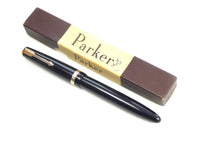 Parker Duofold Senior in Black. Extra Fine Nib