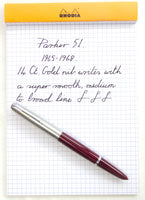 Parker 51 in English Burgundy