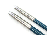 Parker 51 Classic set in Teal Blue