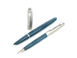Parker 51 Classic set in Teal Blue