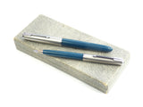 Parker 51 Classic set in Teal Blue