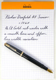 Parker Duofold AF Senior. Stub Nib.