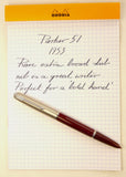 Parker 51. Extra Broad Stub Nib