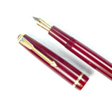 Parker Duofold Slimfold in Red