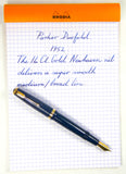 Parker U.K. Duofold in Blue