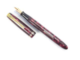Burnham No. 54 in Marbled Pink and Burgundy
