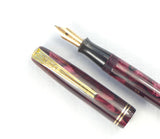 Burnham No. 54 in Marbled Pink and Burgundy