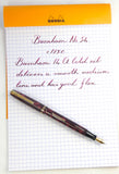 Burnham No. 54 in Marbled Pink and Burgundy