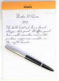Parker 51 Aerometric. Oblique nib. England 1951
