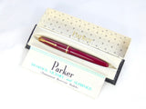Parker Duofold Slimfold in Red. Boxed. Semi Flex Nib.