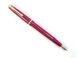 Parker Duofold Slimfold in Red.