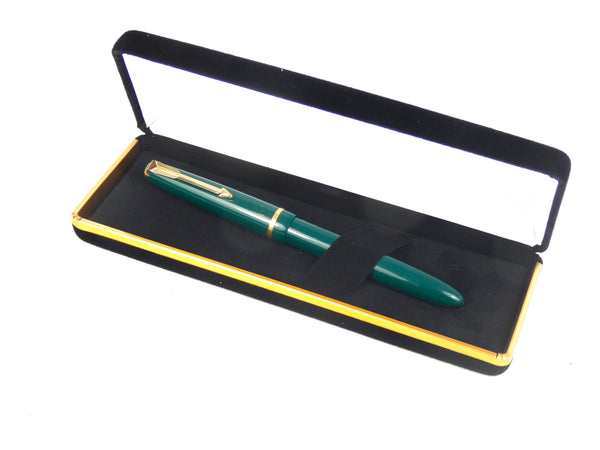 Parker Duofold Slimfold in Green. Chalk Marked New Old Stock