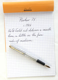 Parker 75 Sterling Silver Flat Top