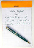 Parker U.K. Duofold Aerometric in Green
