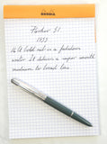 Parker 51. Rolled Silver Cap. 1953