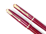 Parker Duofold Slimfold Set in Red