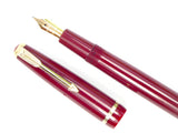 Parker Duofold Slimfold Set in Red