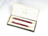 Parker Duofold Slimfold Set in Red