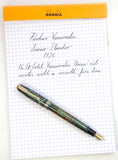 Parker Vacumatic Slender Emerald Pearl 1st Generation