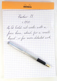 Parker 75 Place Vendome Silver Plated Grain D'Orge